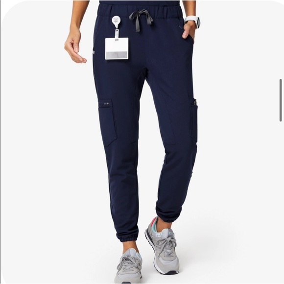 Figs Pants - Excellent Figs Limited edition Navy Blue 20 pocket Scrub Joggers Small